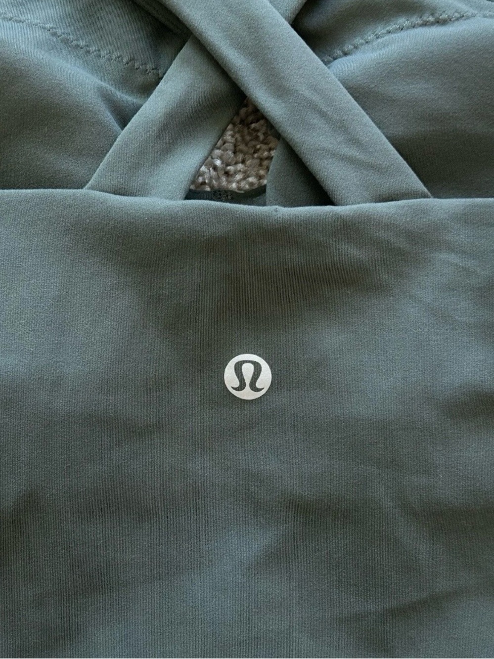 Lululemon Athletic Align Keyhole Halter Tank Top Dark Forest Size 6 Like New - Picture 9 of 12